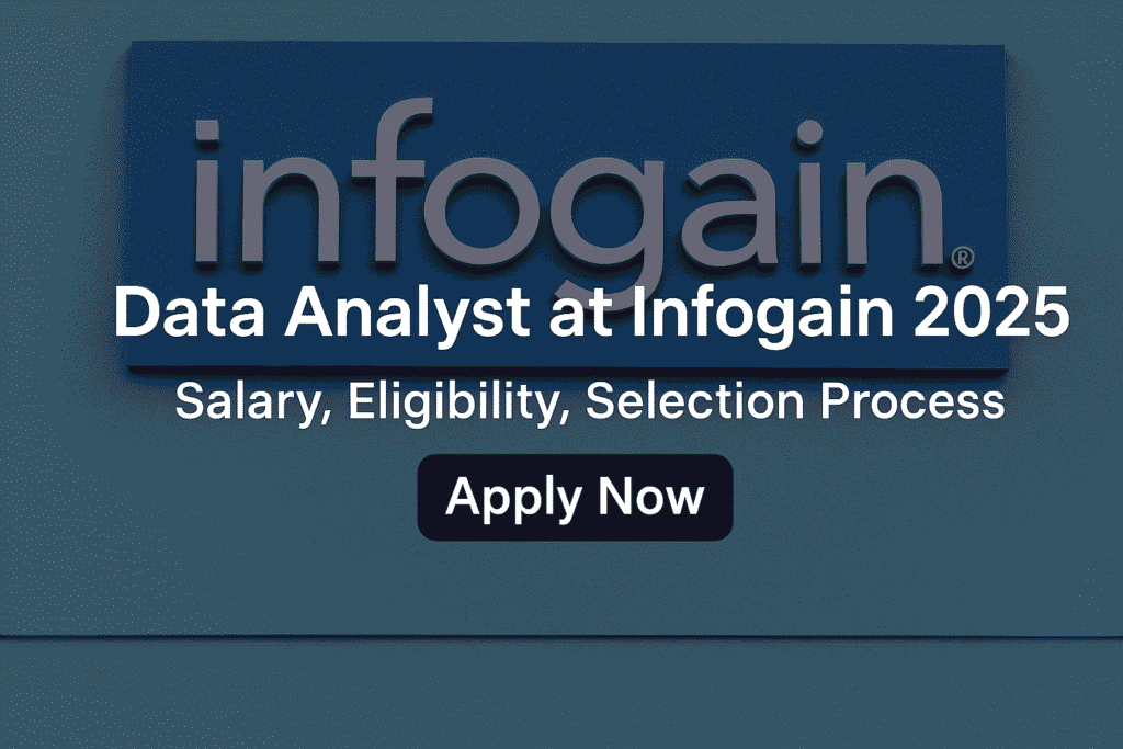 Data Analyst at Infogain 2025