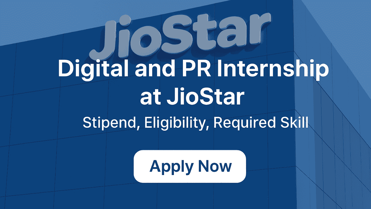 Digital and PR internship JioStar
